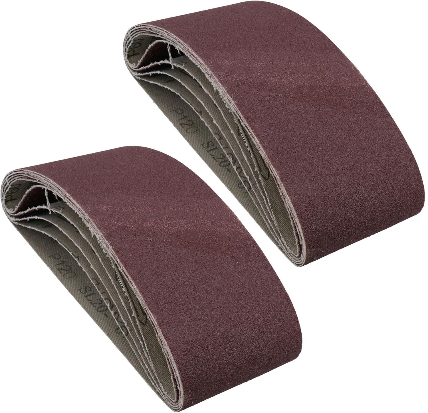 457mm x 75mm Mixed Grit Durable Abrasive Sanding Power File Belts Sander 10pk