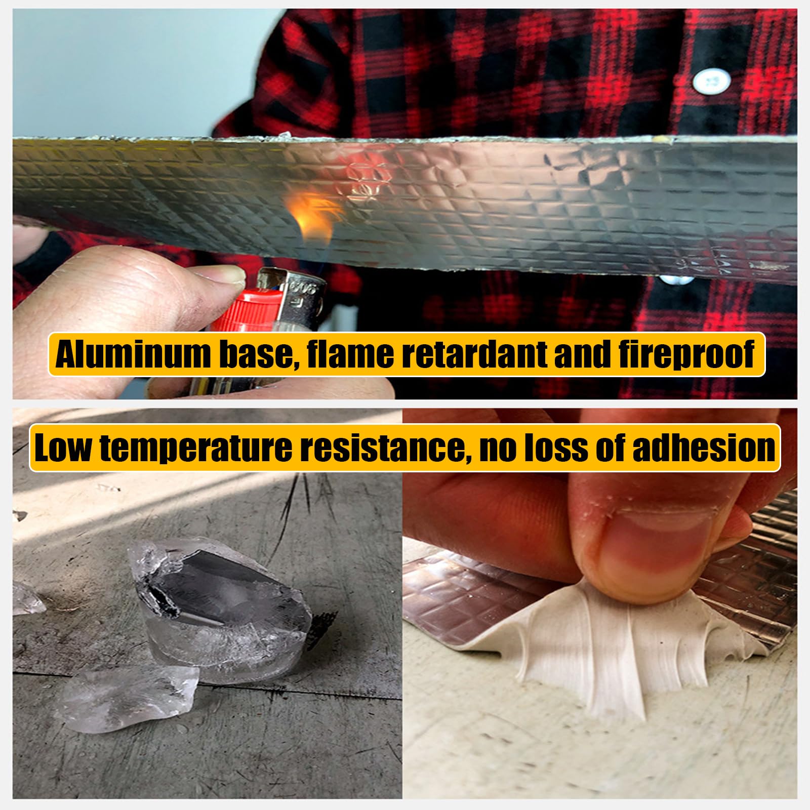 Cinta Impermeable Autoadhesiva,Cinta De Butilo para Sellar,Cinta De Sellado Autoadhesiva,A Prueba De Fugas,Adecuado para Sellar TuberíAs Y Reparar Techos