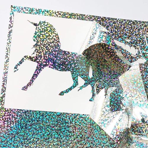 Miniatura 3 de Vinilo adhesivo holográfico, ópalo, para manualidades, 12 x 12 pulgadas