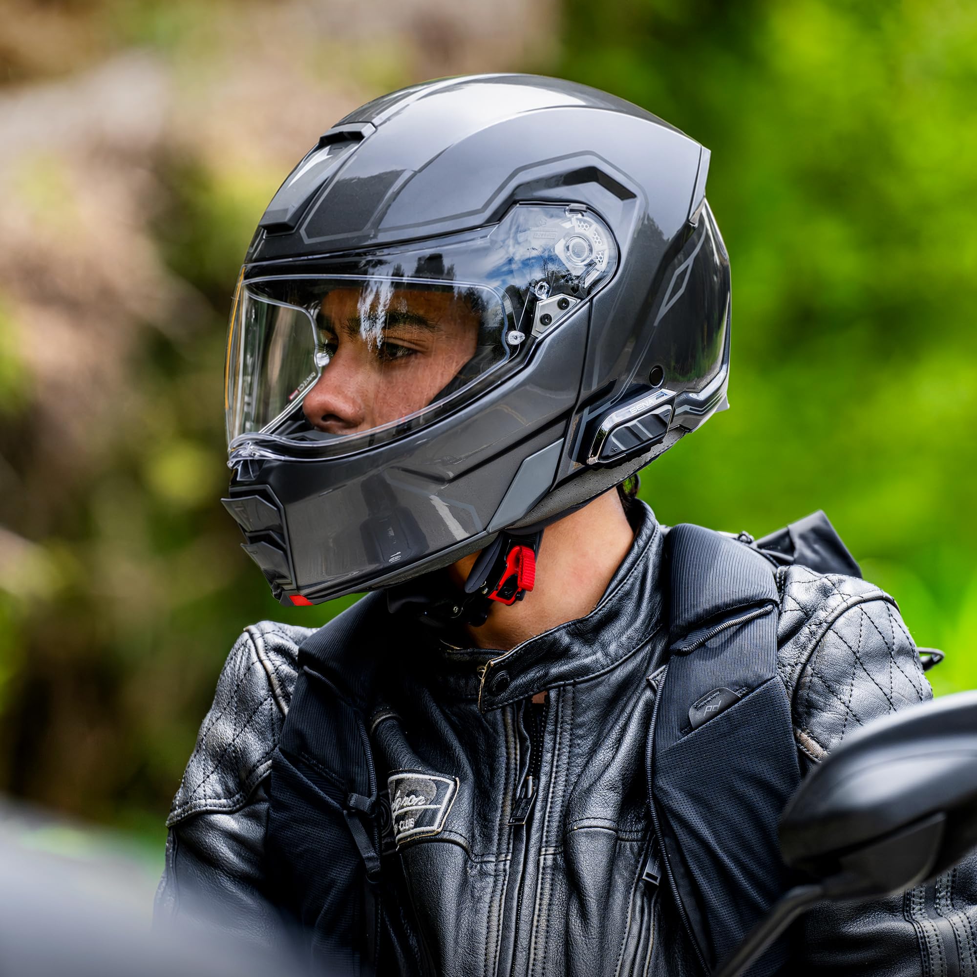 Sena Spider X Slim Comunicador Motocicleta Mesh Intercom Auriculares
