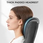 Brick Attic Office Chair Leather Desk Chair, Ergonomic PU Computer Chair with Adjustable Armrests and Back Support, Home Office Office Chair Reclining Gaming Chair for Adults Short People Use, Black