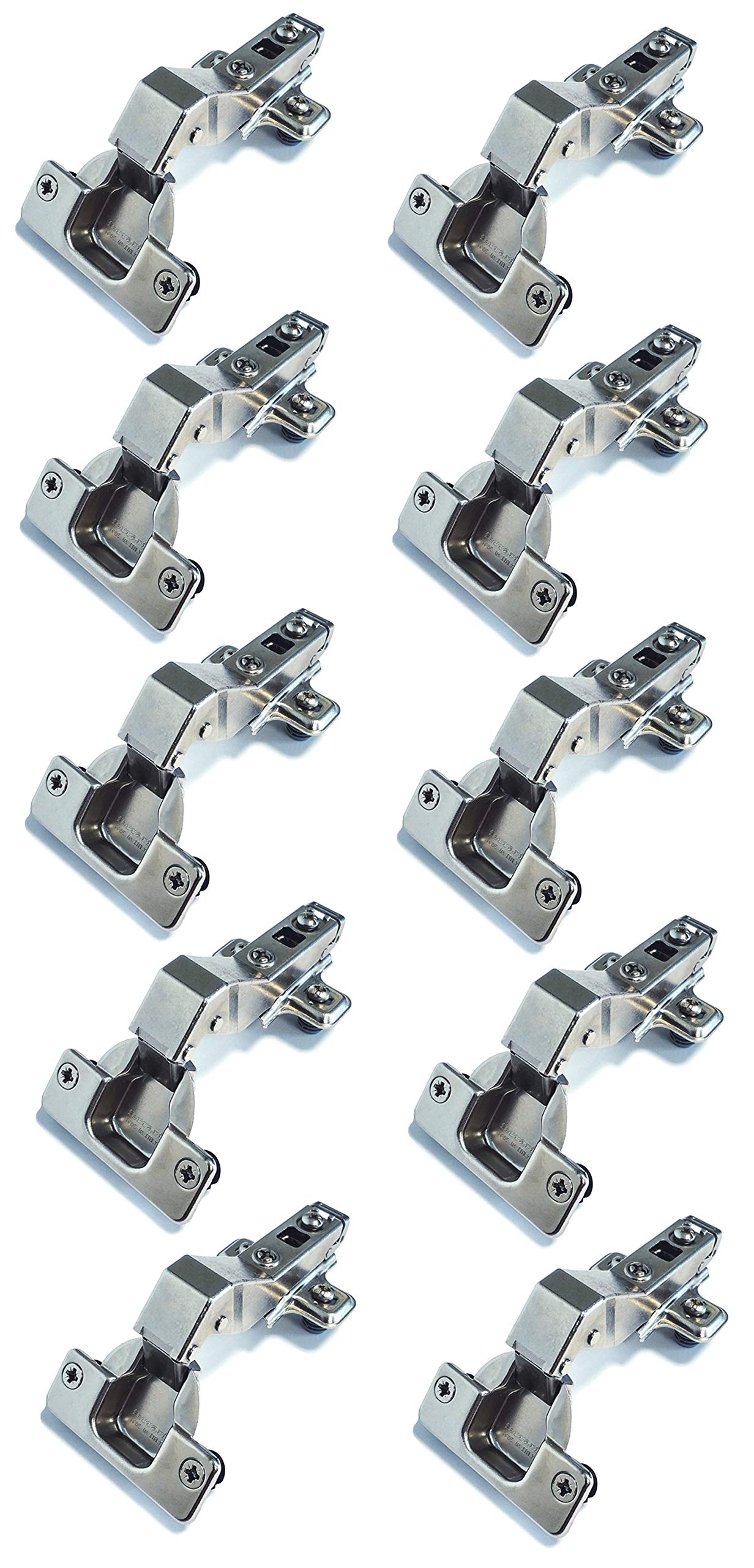 Charnières de porte inclinées 35 mm Ferrari quincaillerie meuble bois lot de 10
