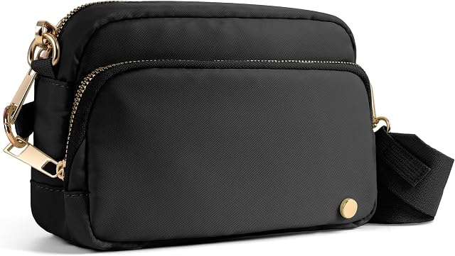 Joryin Sac à croix antivol pour femmes Hommes, résistant aux chocs RFID Blocage des sacs de voyage, petit sac à main