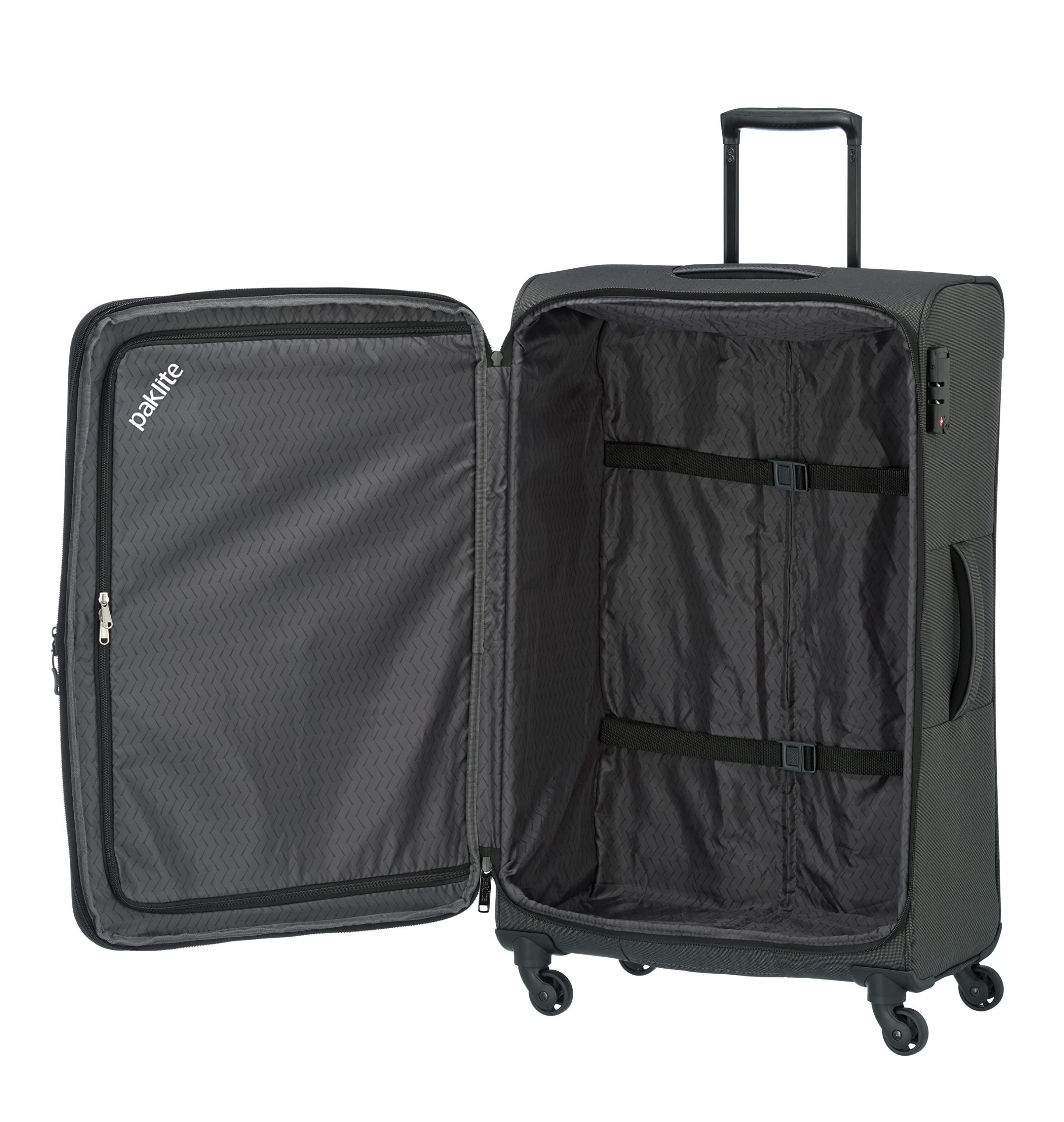 Travelite Derby Walizka z Czteroma Kółkami, 77 cm, Antracytowy