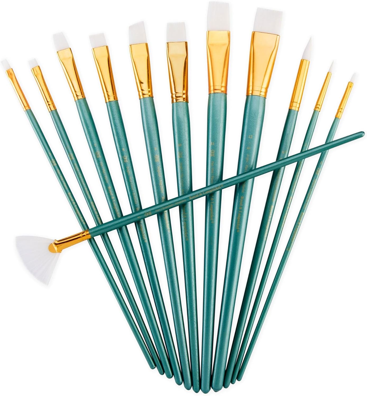 Royal Brush Manufacturing Royal and Langnickel Zip N' Close Brush Set, White Taklon