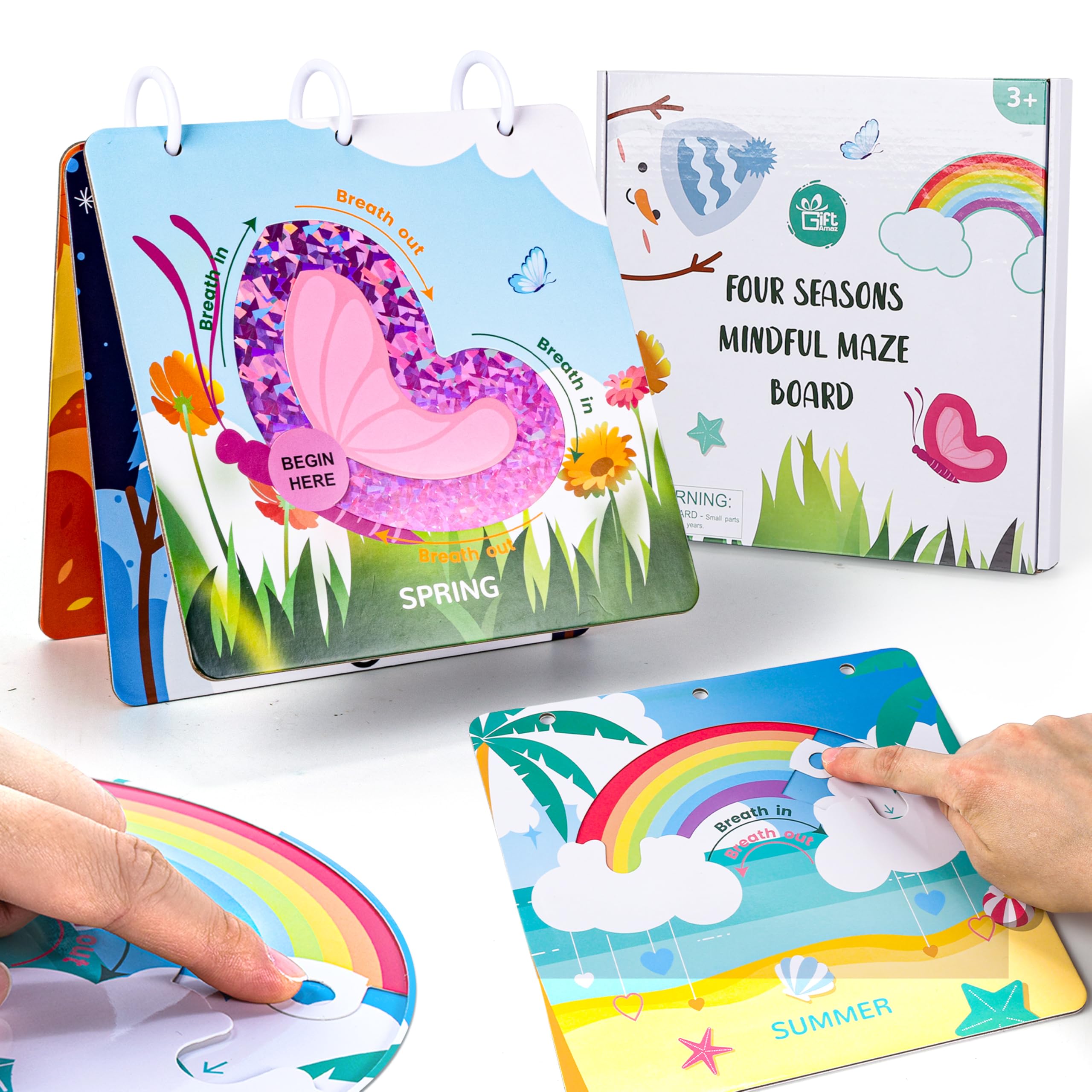 Self Regulation For Kids GiftAmaz Mindful Maze Boards, Calming Toys For ...