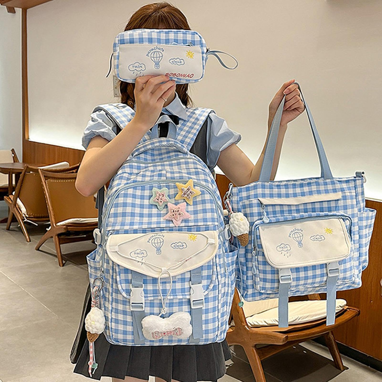 Genérico Mochila Para Niñas Impermeable Ligera Espaciosa Ajustable
