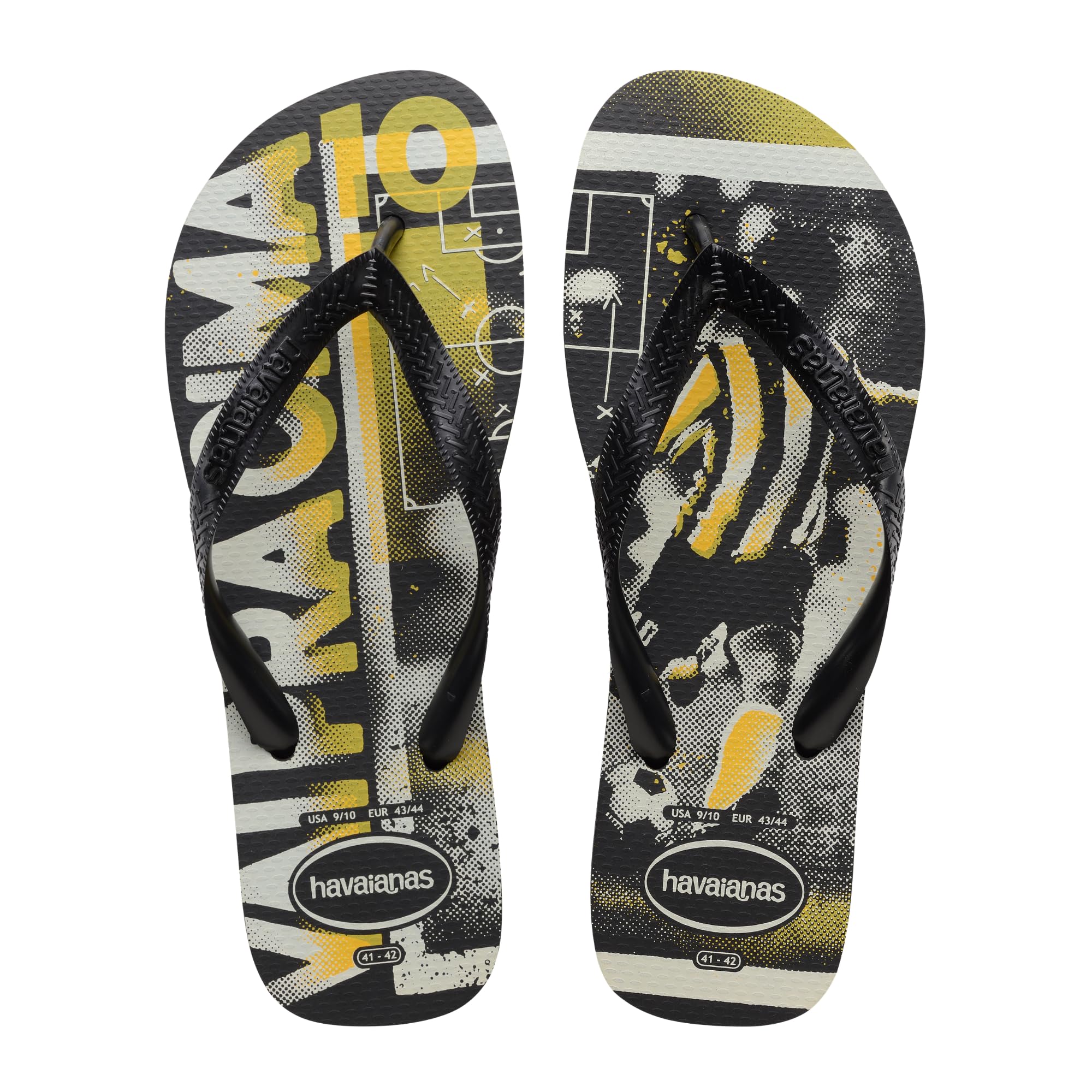 Havaianas Top Athletic Men FlipFlop Black/Black/Black 10/11 UK