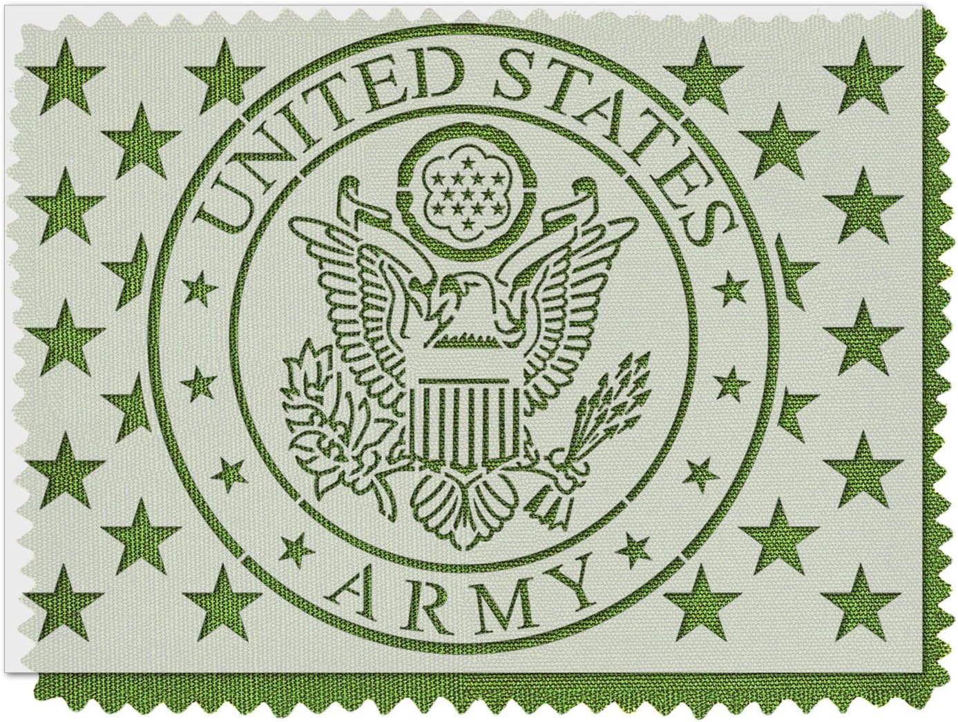 Stencil Stop US Army Logo with Stars Stencil - Reusable for DIY Projects, Painting, Drawing, Crafts - 14 Mil Mylar Plastic (24 x 16.5 inches)