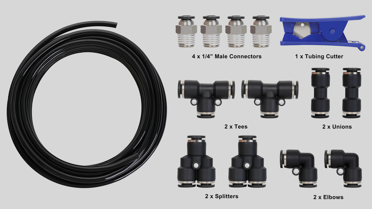 CPC Quick Fittings 6-Foot Extension Tubing With CPC Quick Connects ...