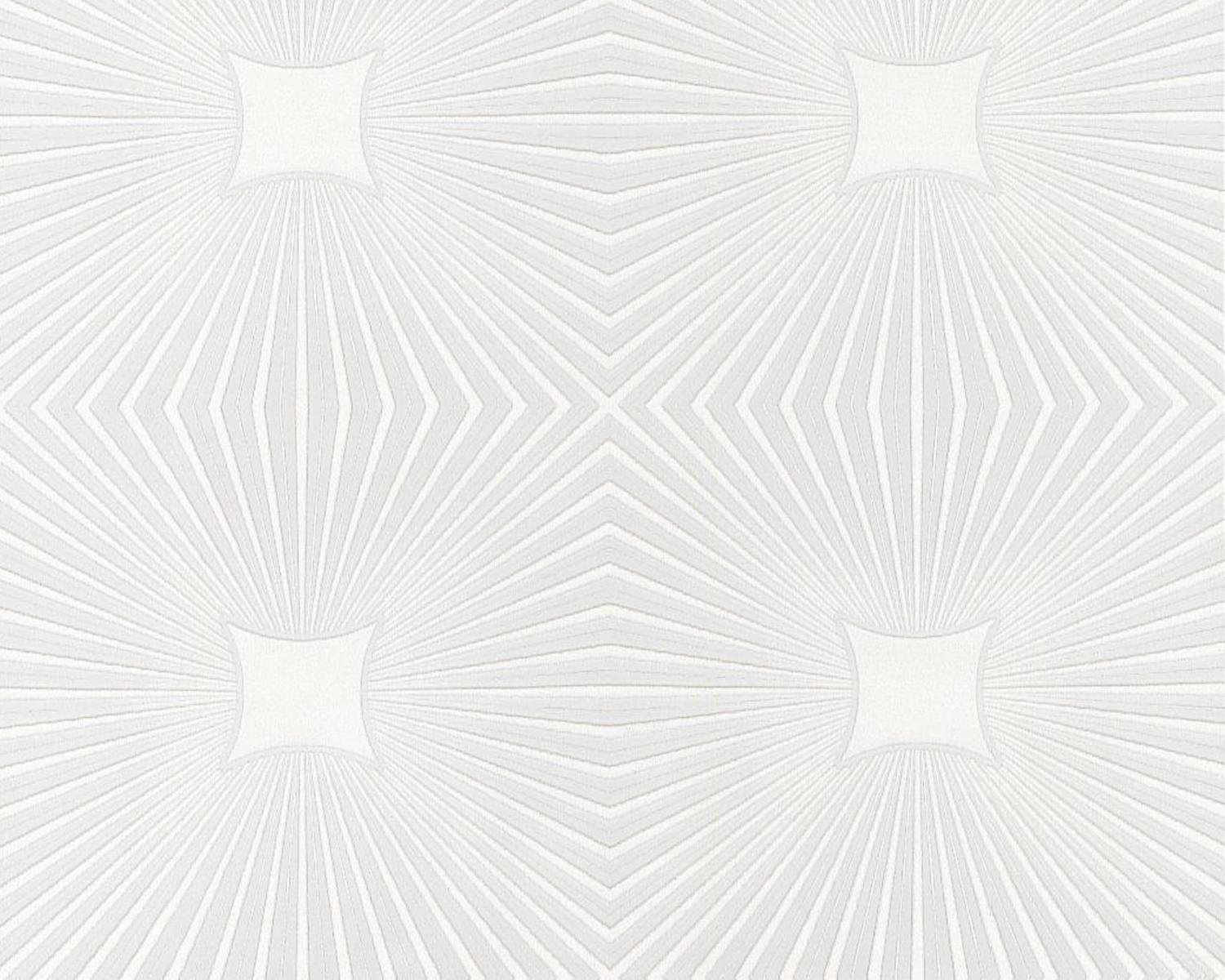 AS Creation Expanded Blown Vinyl Ceiling Wallpaper White 6639-17 Sample