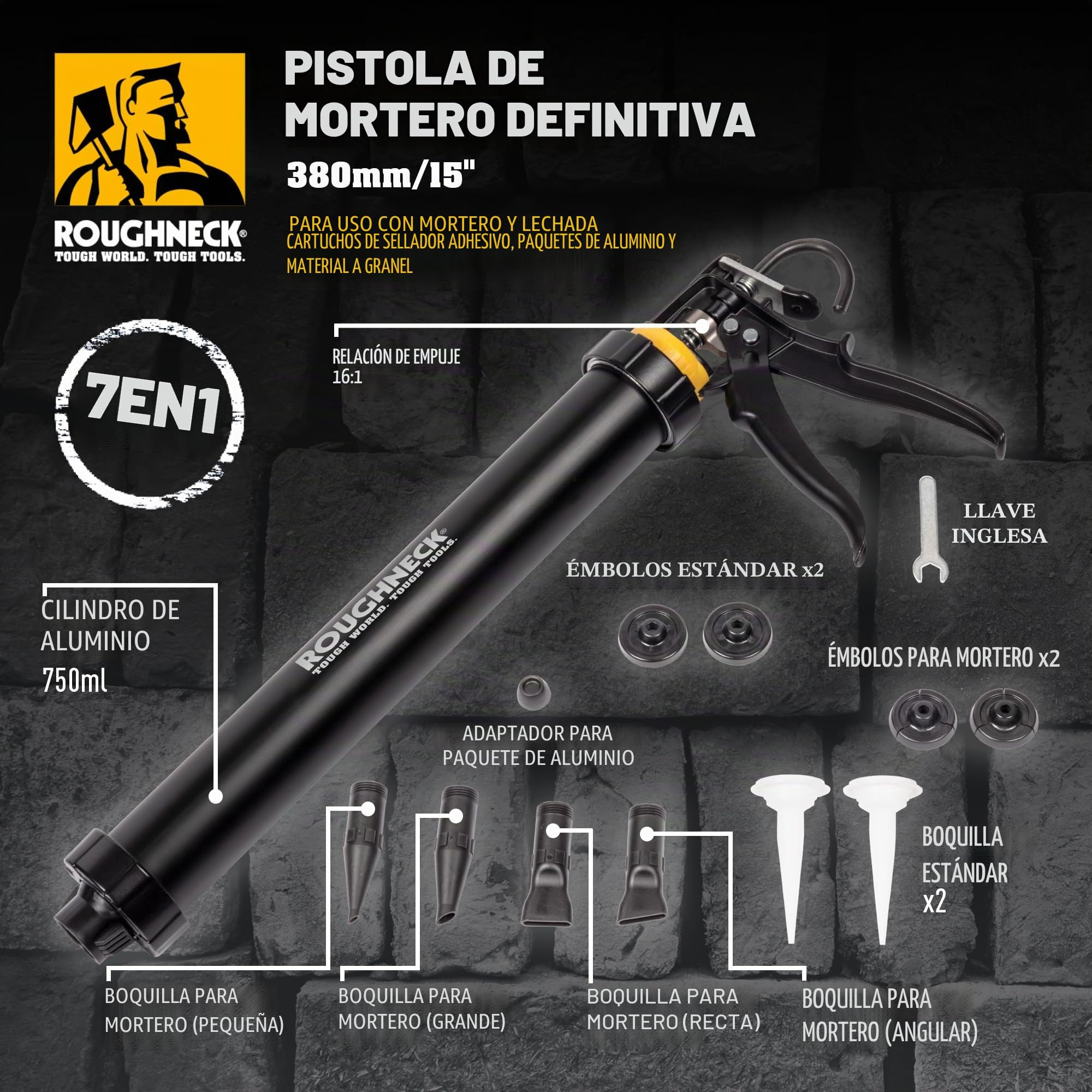 Roughneck ROU32150 - Mortero de Pistola Multifunción