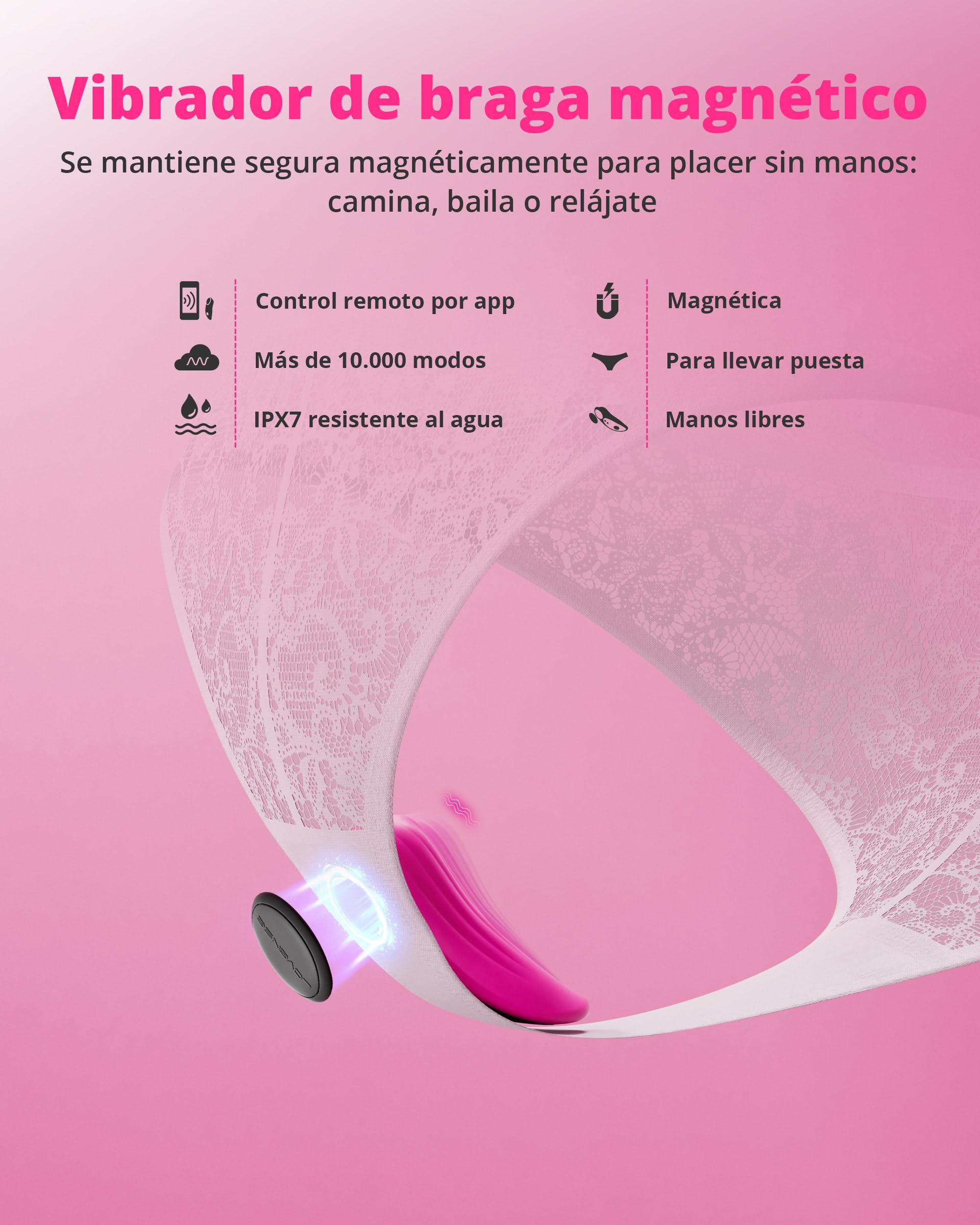 LOVENSE Ferri Vibrador Clitoris, Mini Vibradores para mujer Control Remoto