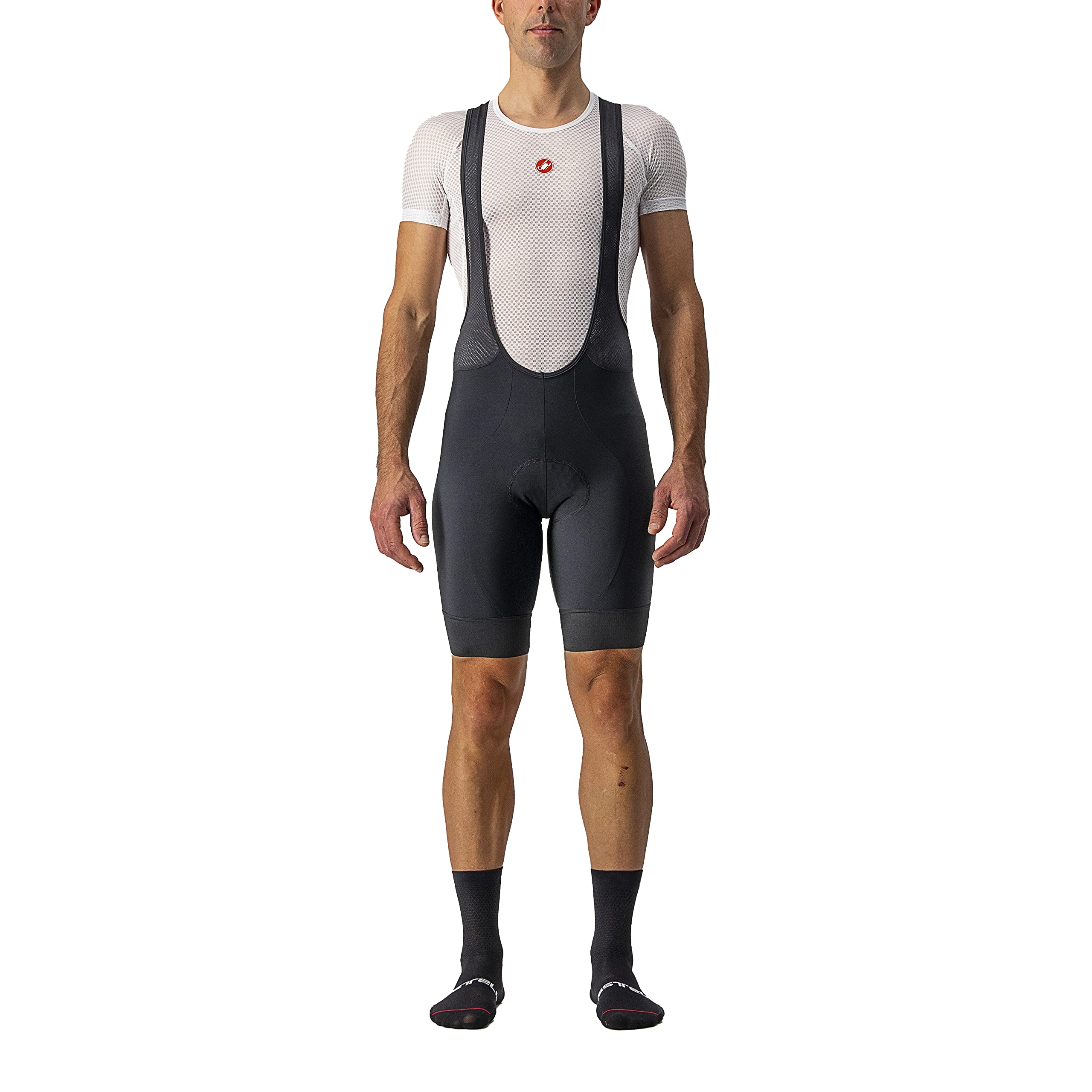 CastelliMen's Entrata Bibshort for Road and Gravel Biking l Cycling