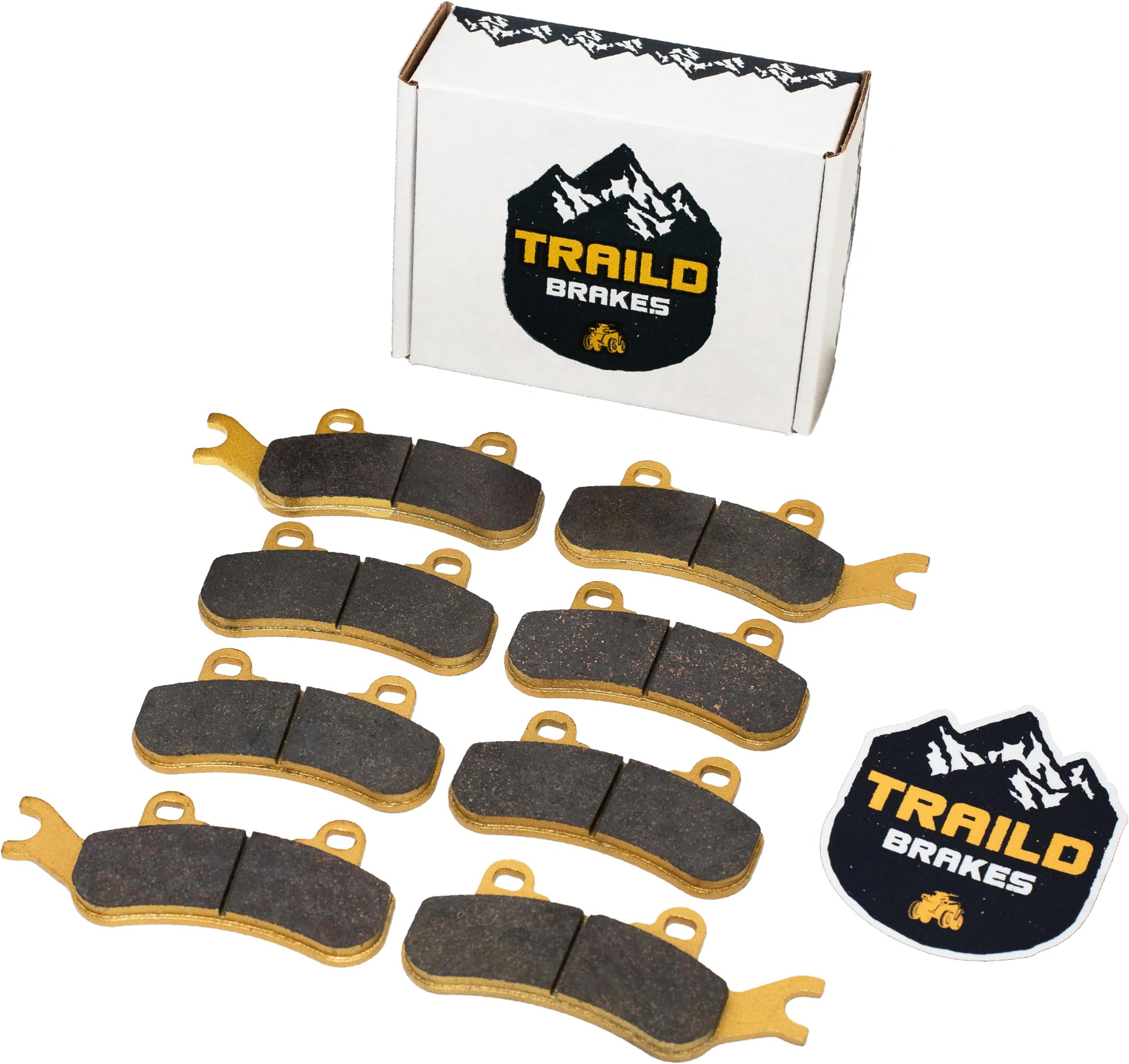 Can-Am Maverick X3, Maverick MAX, Maverick Sport, Maverick Trail, Front & Rear Ceramic Brake Pad Set 2017-2026