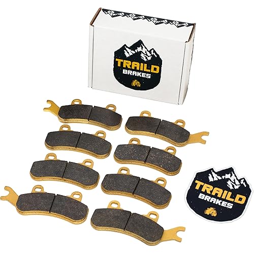 Traild Can-Am Maverick X3, Maverick MAX, Maverick Sport, Maverick Trail, Front & Rear Ceramic Brake Pad Set 2017-2026