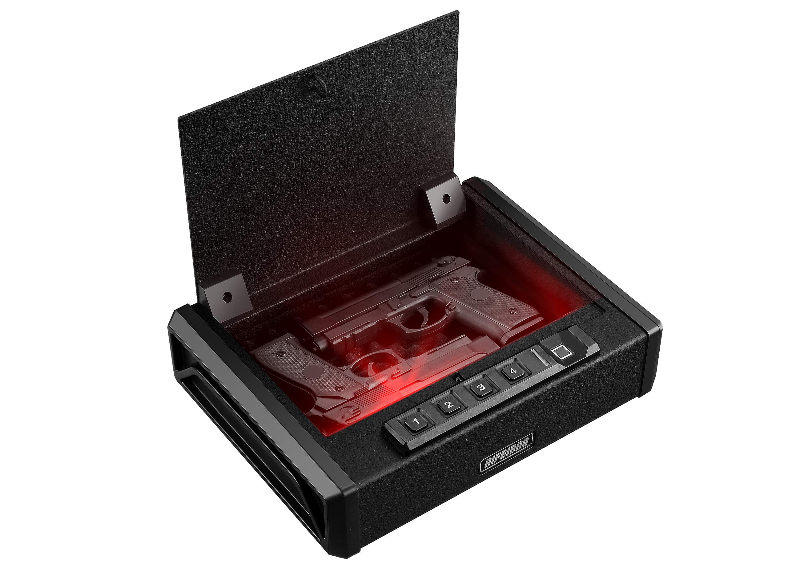AIFEIBAO Gun Safe for Pistols, Quick Access Safety for 2 Handgun