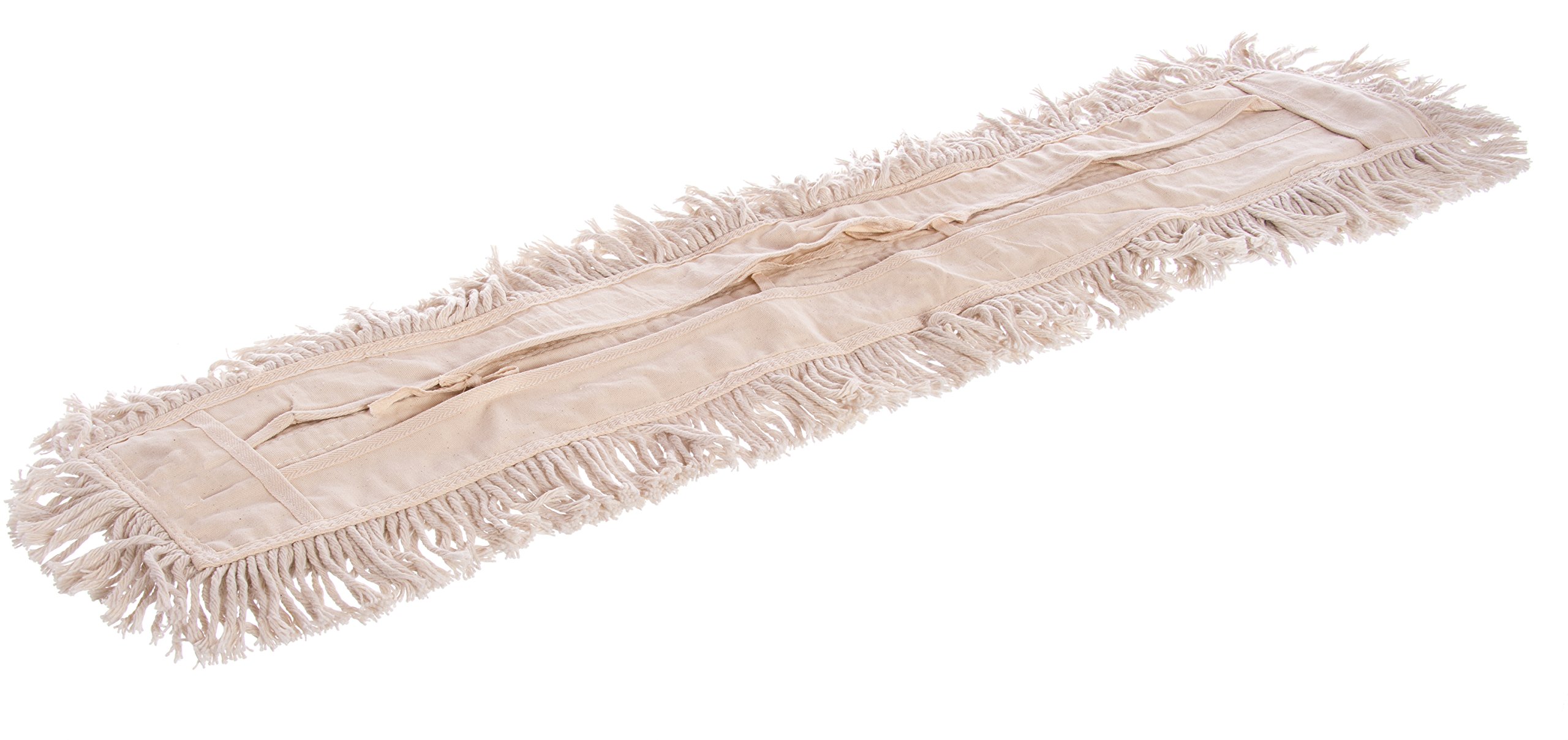 Carlisle 364732400 Flo-Pac para atar algodón polvo Mop, 36" X 5", pack de 12, 12
