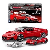 ​​Mattel Brick Shop Hot Wheels - Maserati MC20 Serie Speed, set da costruire con 250 pezzi