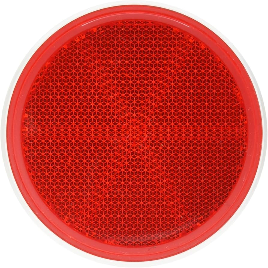 Amazon | 大東プレス ( DAITO PRESS ) リフレクター 赤 丸 【レンンズ