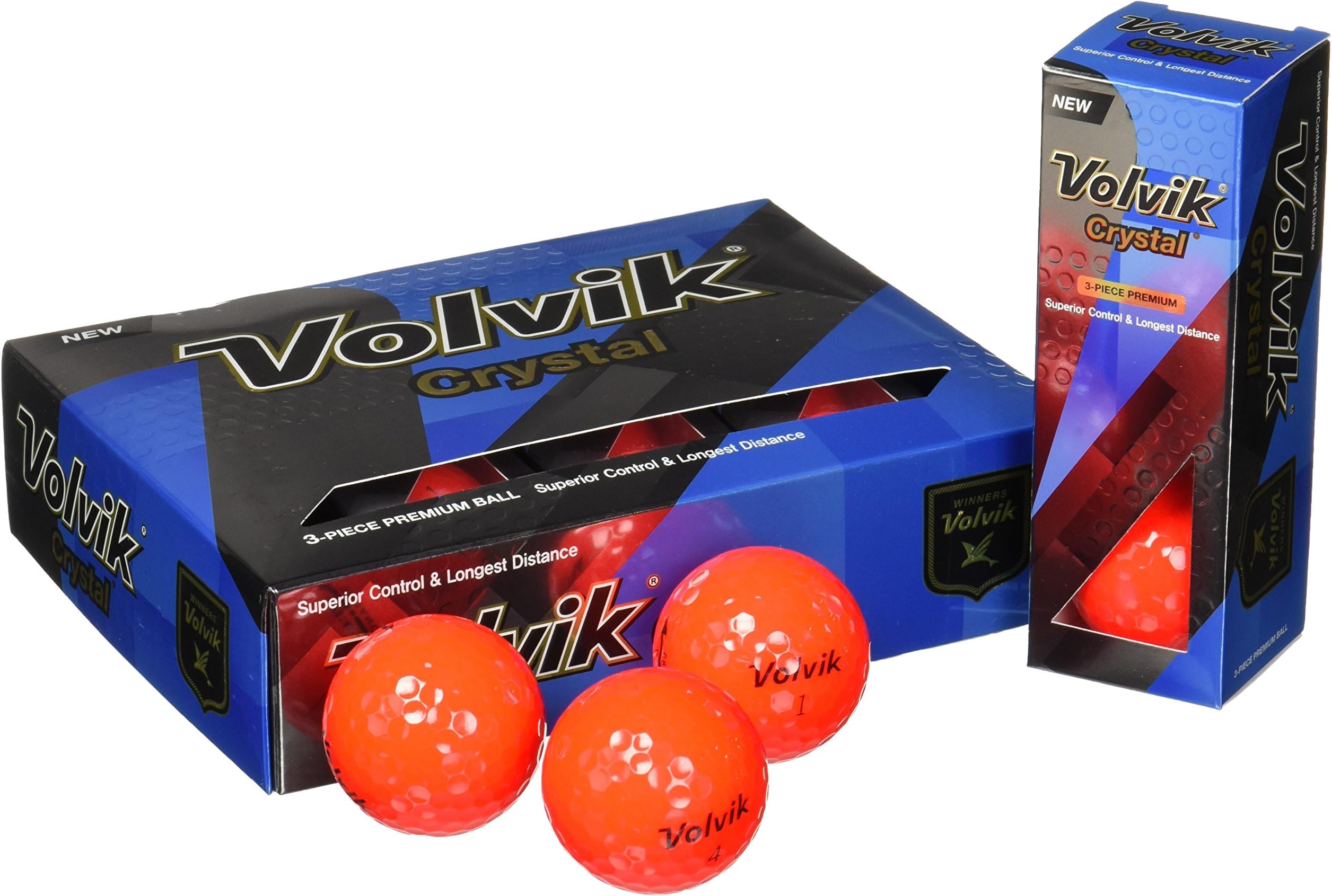Volvik Crystal Golf Balls (One Dozen)