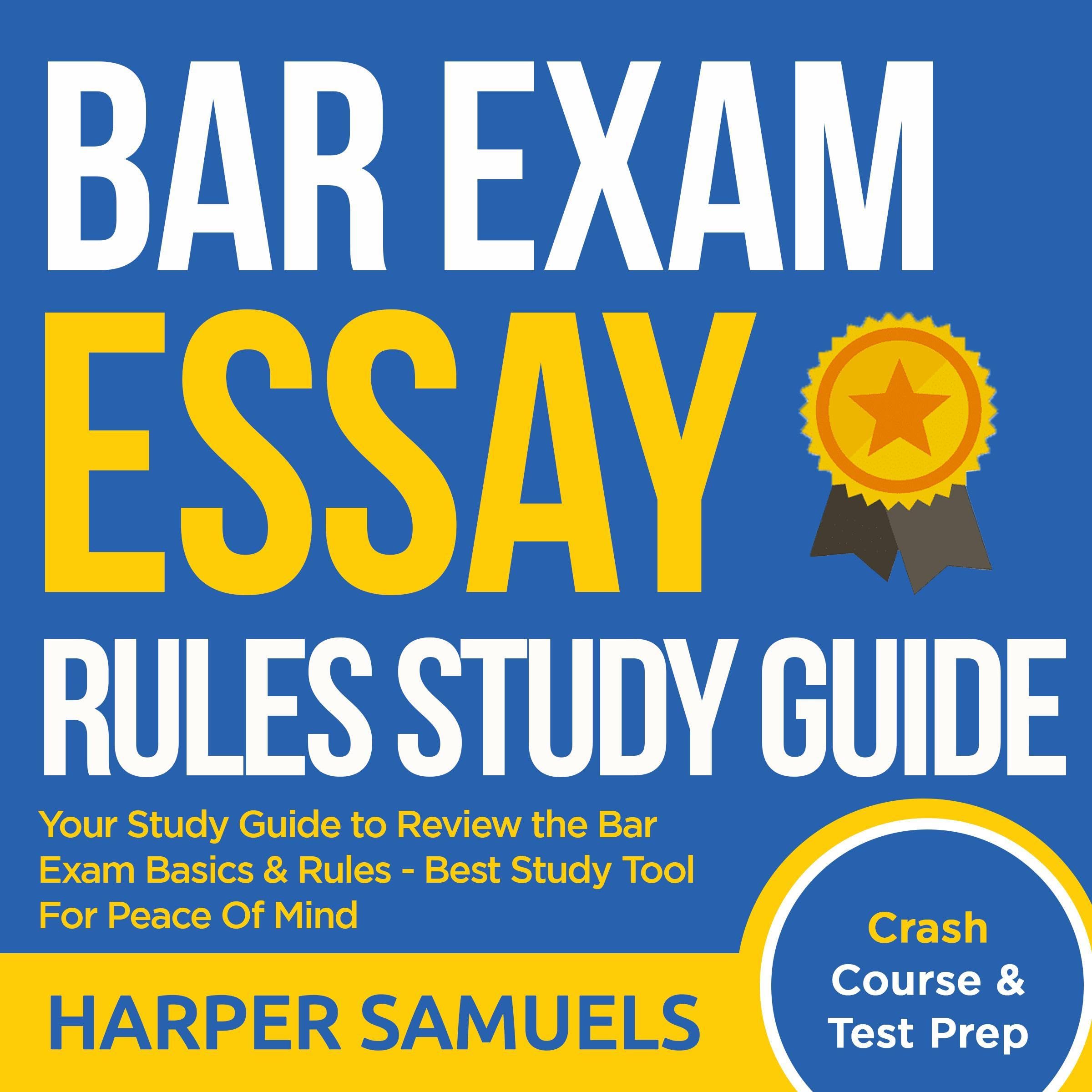 Cover art for Bar Exam Essay Rules Study Guide - Crash Course & Test Prep