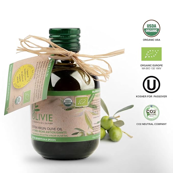 Aceite de Oliva Extra Virgen OLIVIE PLUS 30X Orgánico 250 ml miniatura 5