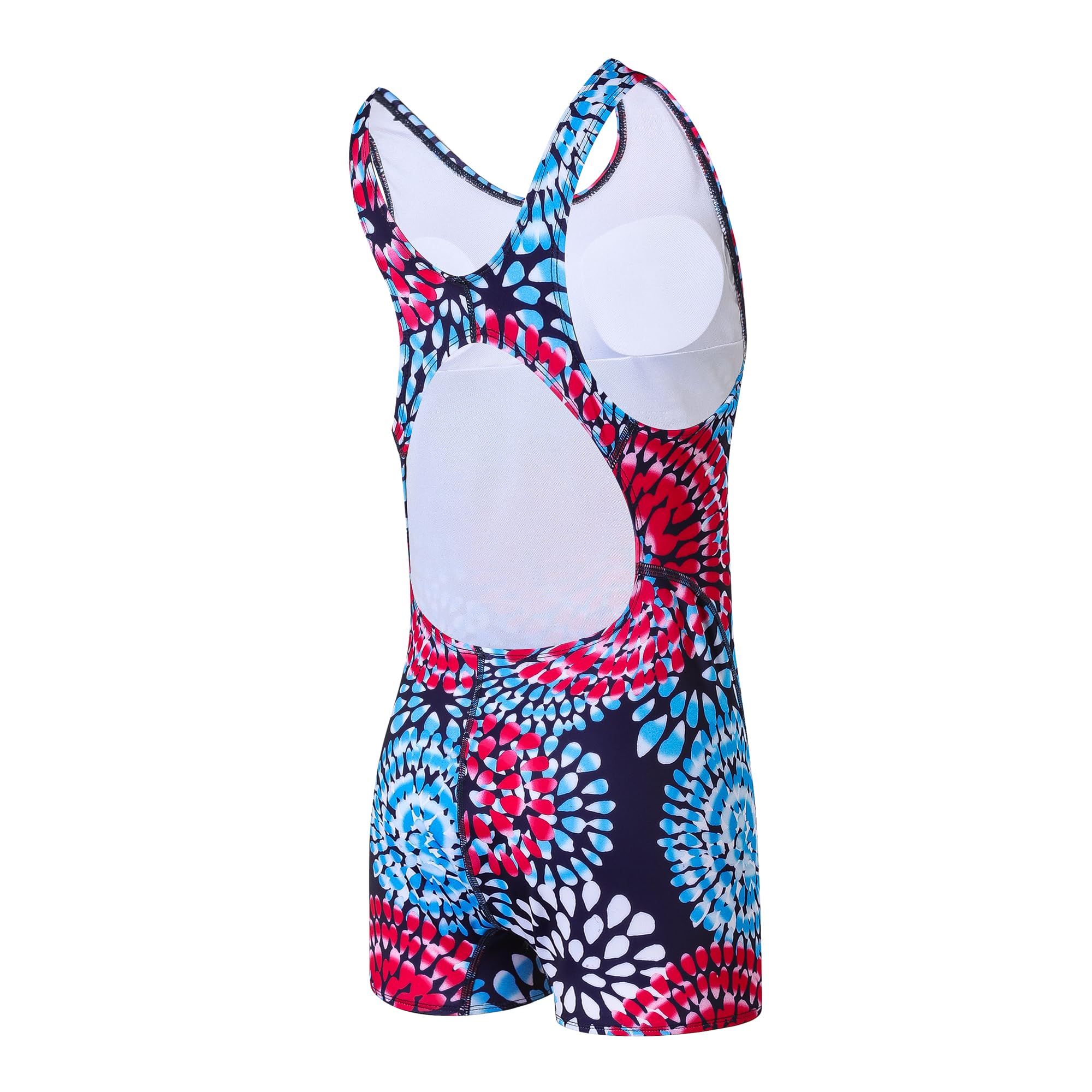 J.E Sterguard Girls' One Piece Swimsuit A Pack of 2 Girls Bathing Suits, Competition Girl Swimsuits Size 6-16 Years