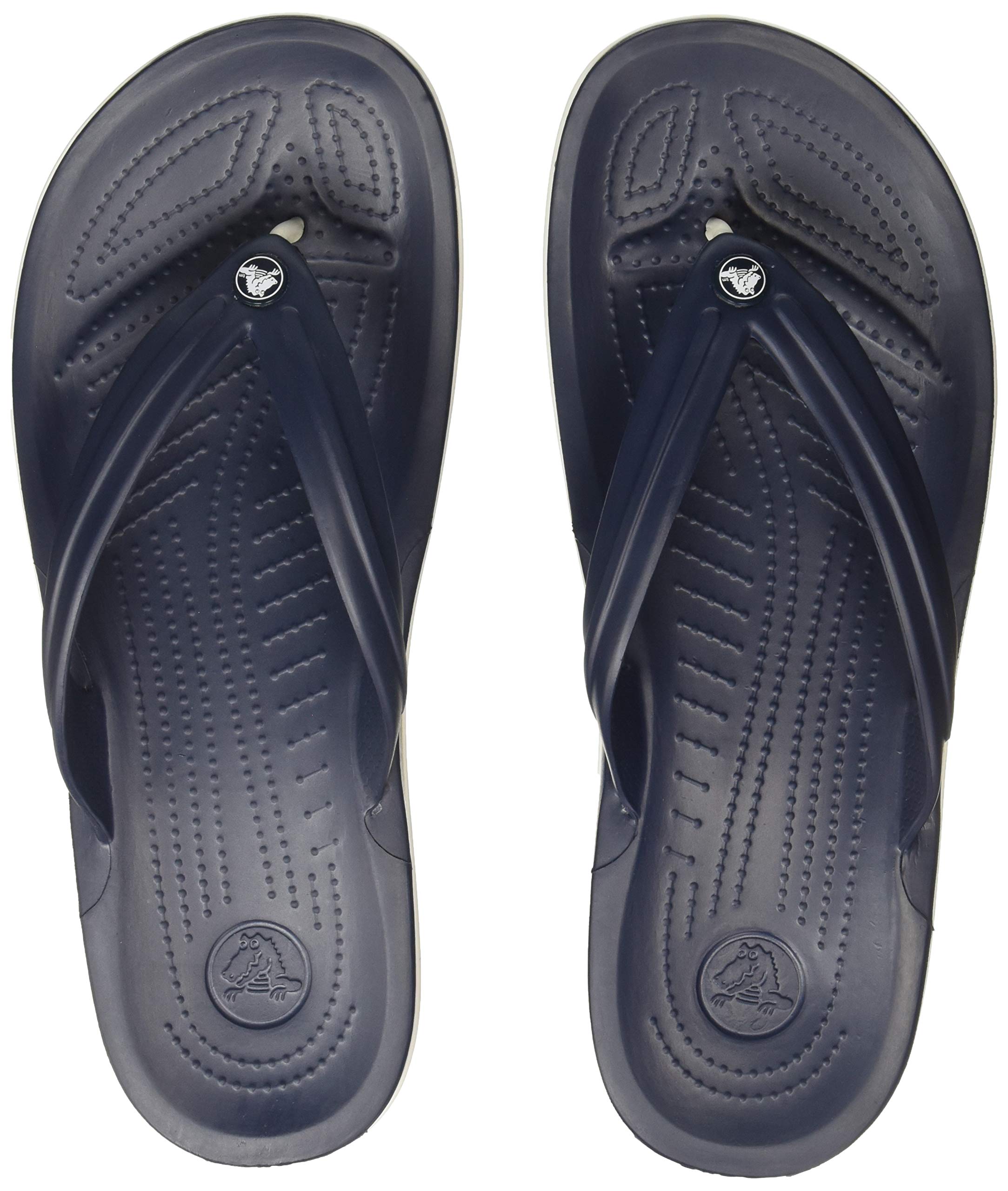 crocs Unisex Adult Navy Flip Flops-6 Kids UK (11033-410)-picture-38