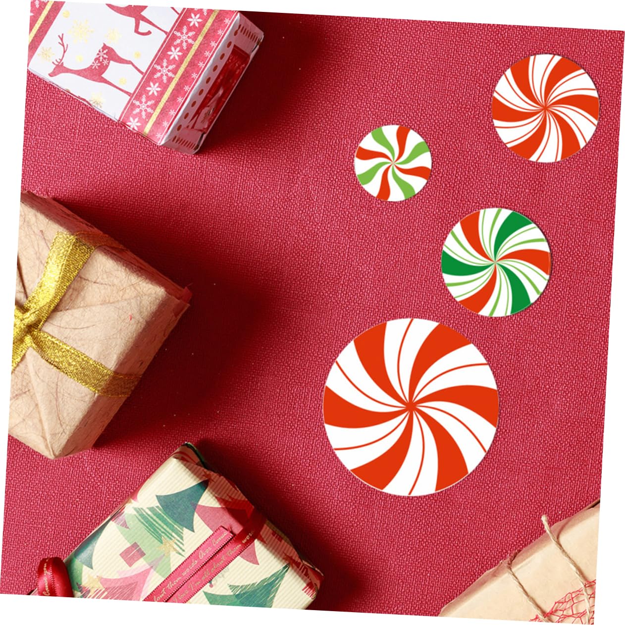 OSALADI 3 Juegos De Calcomanías De Pared Autoadhesivas Con Temática De Dulces Navideños Para Decoración Del Hogar 12 Unidades X 3