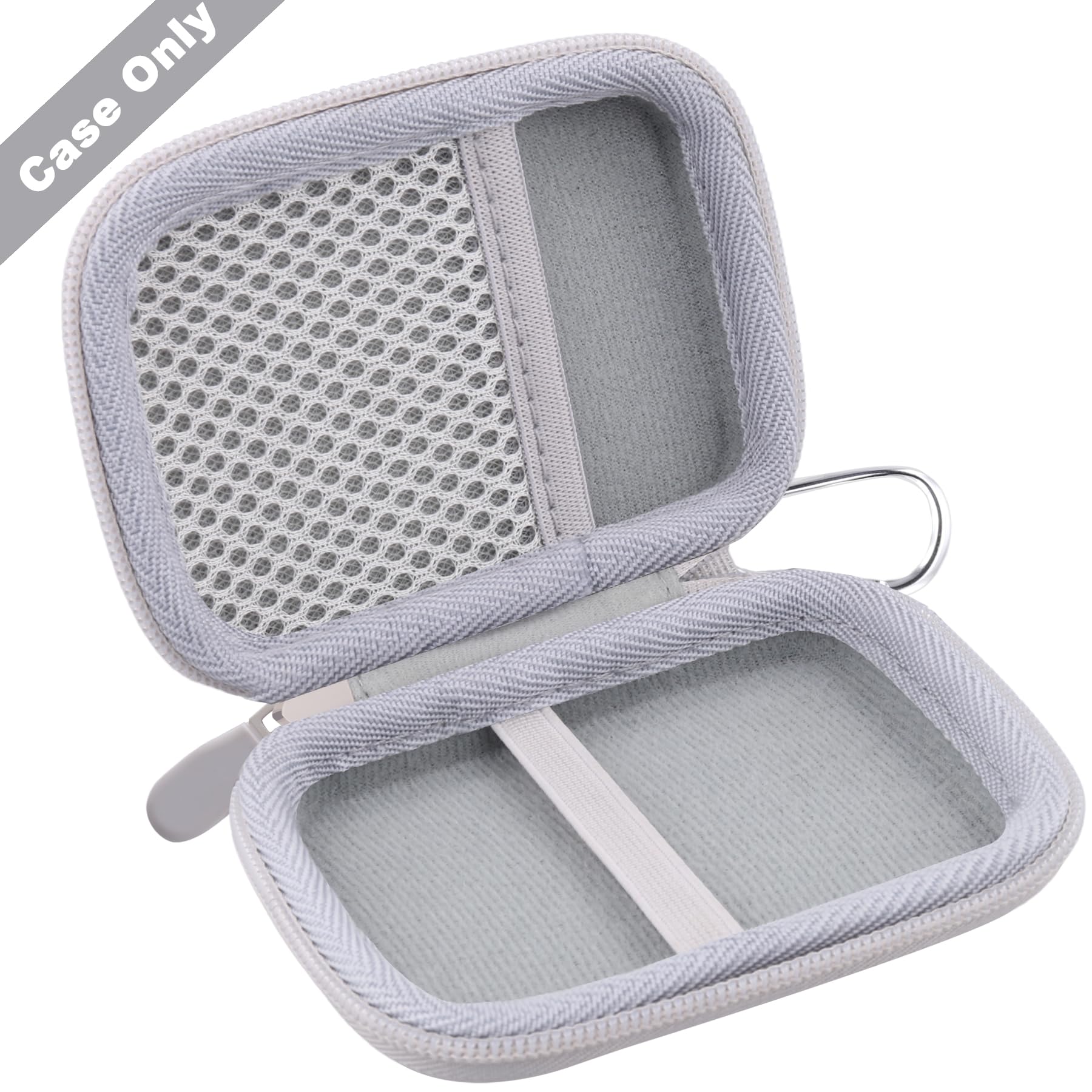 Khanka Custodia per Lexar TouchLock ES5 ES4 SL500 SL500M 1TB/2TB/4TB Portatile SSD, Custodia di Conservazione per Lexar TouchLock/ES5/ES4/SL500/SL500M Esterno SSD, Solo Custodia (Bianco)