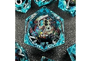 HAOMEJA Premium Quality Skeleton Resin Dice Set