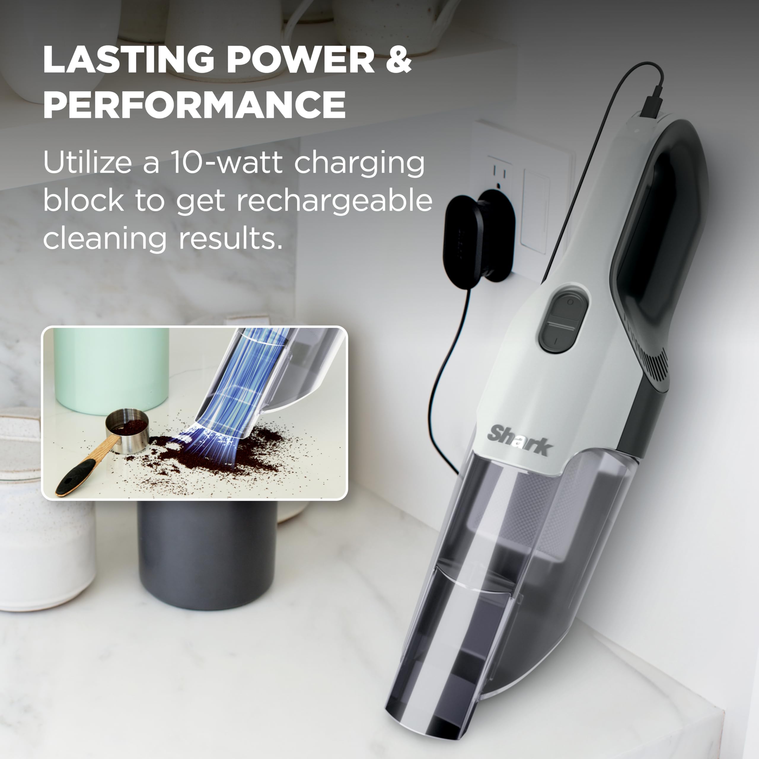Amazon.com - Shark Cyclone PET Handheld Vacuum, Pearl White, AA701