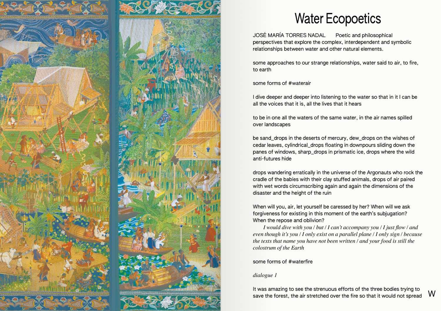 100 Words for Water /anglais: A Projective Ecosocial Vocabulary