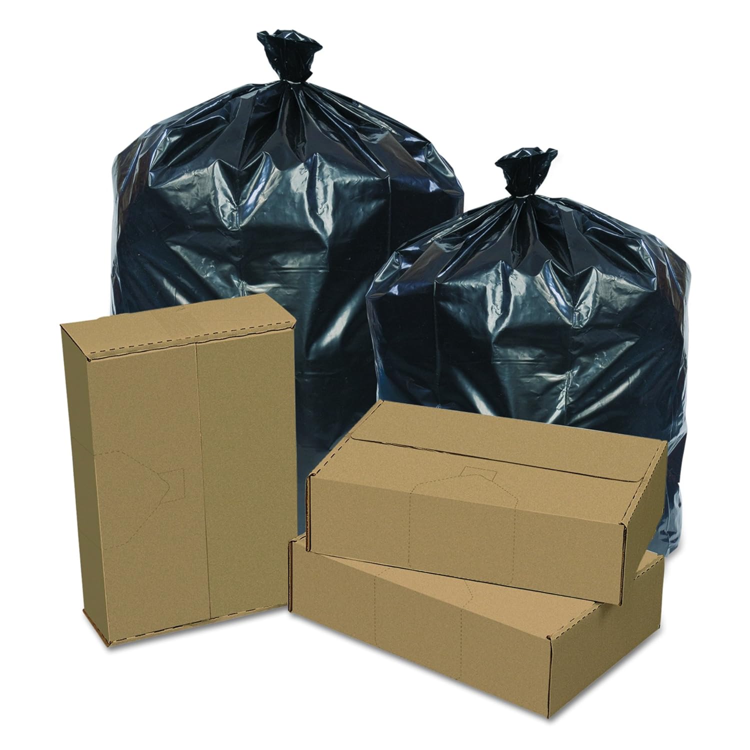 EC434712K Eco Strong Can Liners, 56 gal, 43 x 47, 1.2 mil (Case of 100)