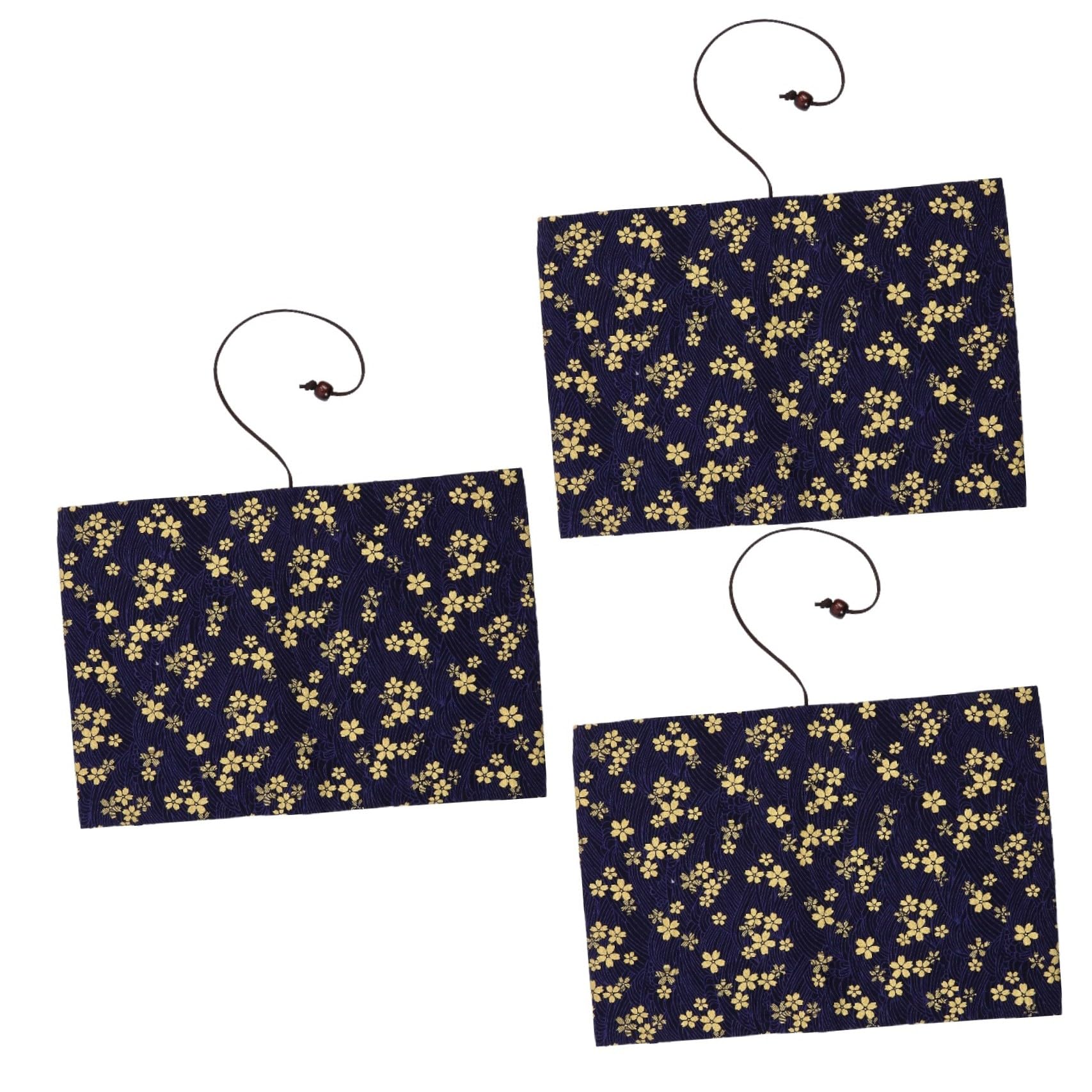 NUOBESTY 3pezzi Cherry Blossoms Pattern Book Sleeve Copertura Protettiva Per Libri Adatta Per Scuola e Uso Quotidiano Design Elegante e Funzionale Per Amanti Della Lettura e Regali Speciali