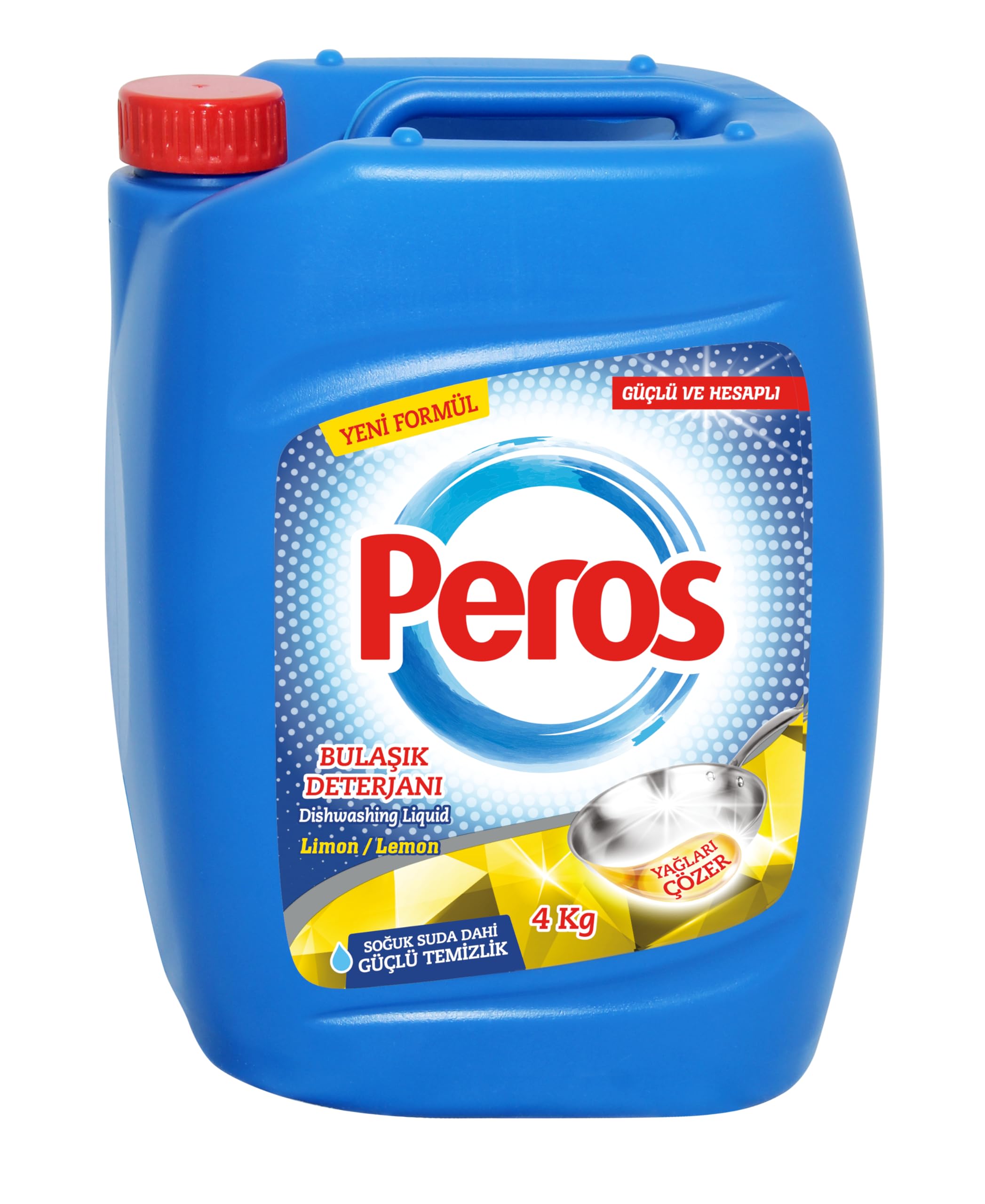 Peros Elde Yıkama Bulaşık Deterjanı Limon 3.88 L