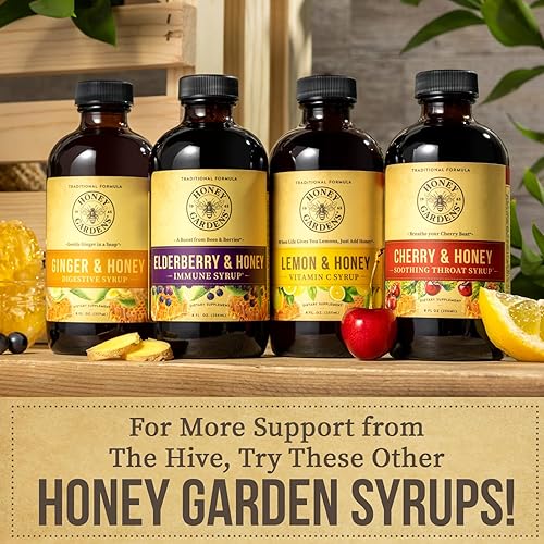 Miniatura 6 de Honey Gardens Jarabe de jengibre (Btl-Glass)  8oz