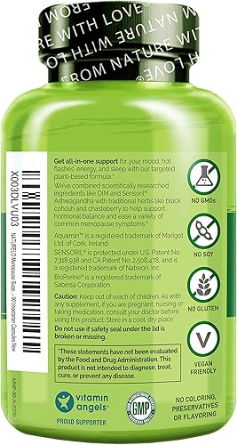 Miniatura 2 de NATURELO Apoyo a la menopausia, fórmula avanzada multisíntoma con mezcla de hierbas calmante - 90 cápsulas vegetarianas