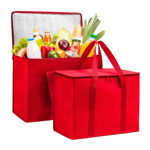Carrywell Insulated Reusable Grocery Bags, Catering and Delivery Bag