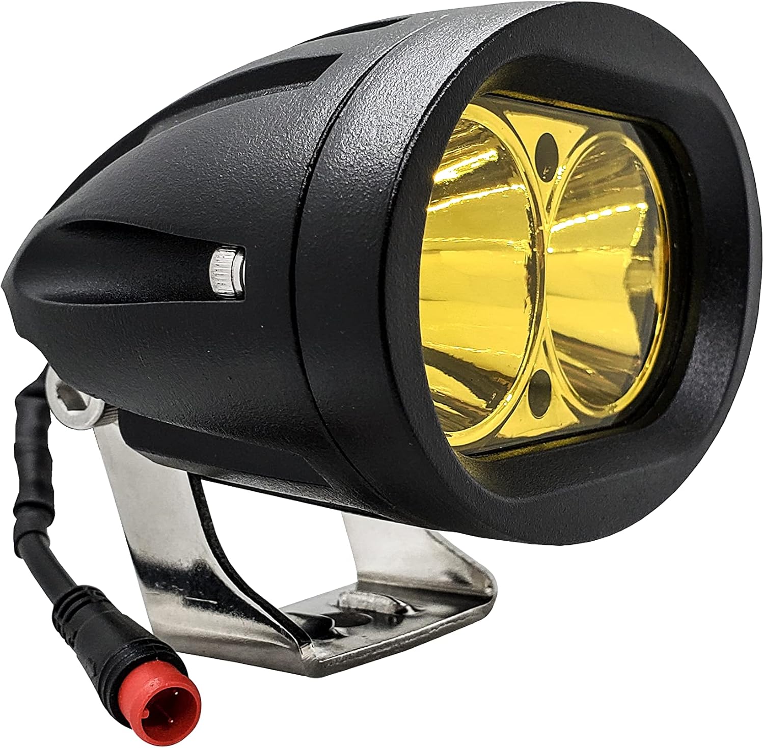OZ-USA E-bike 2-Pin High Output LED Headlight Neon Yellow Compatible with Rad Power Bikes RadMini RadRover RadExpand RadRunner