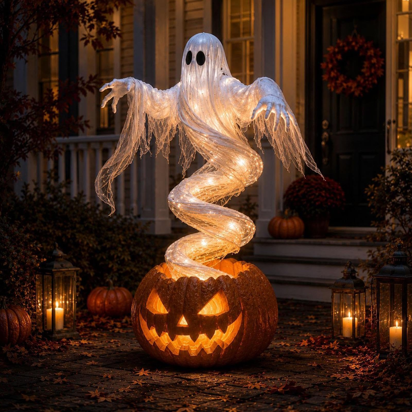 Halloween Eingangsdeko, die aus einem Kürbis emporsteigt Für, Bal
