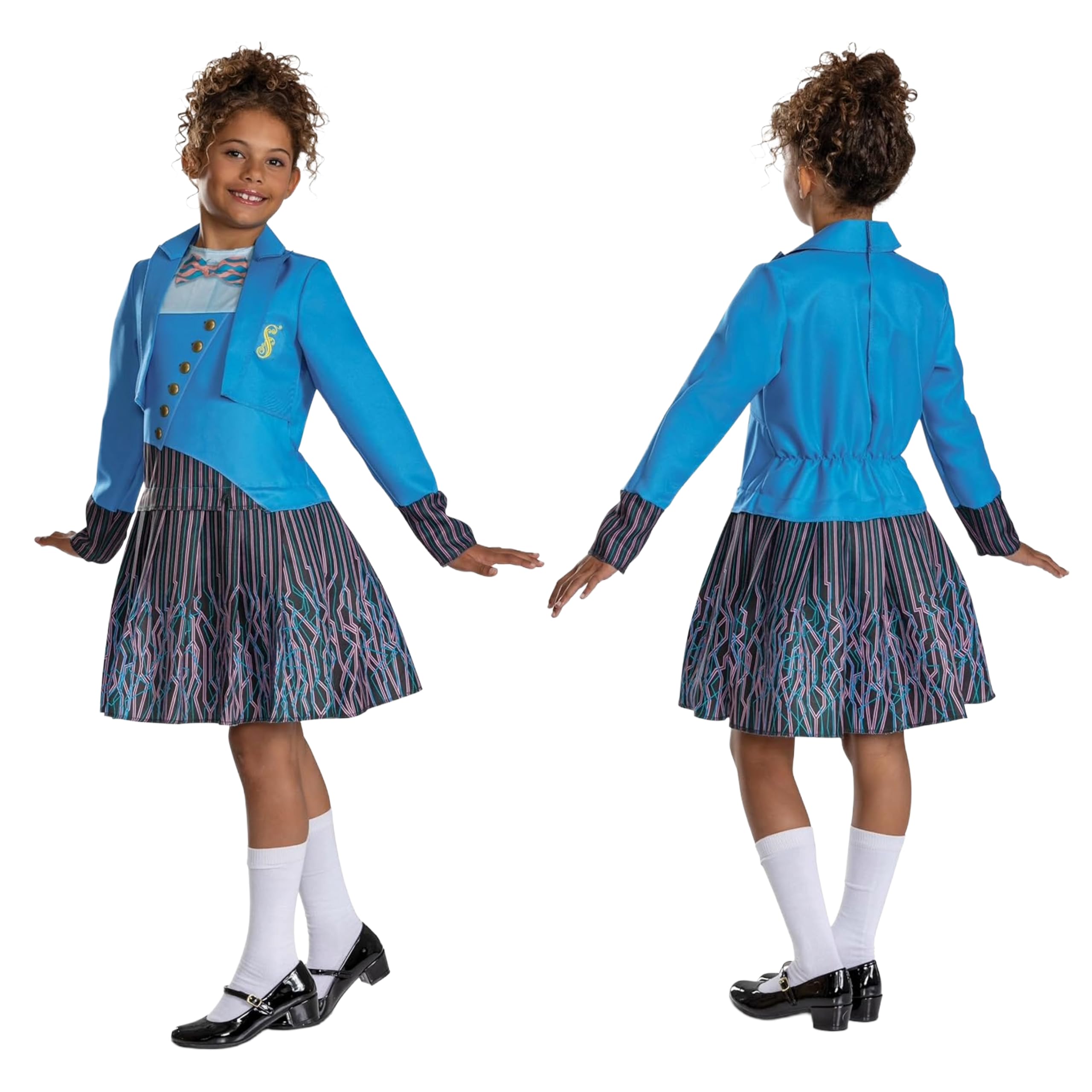 Wicked Shiz University Fancy Dress For Girls, 5-6 Years