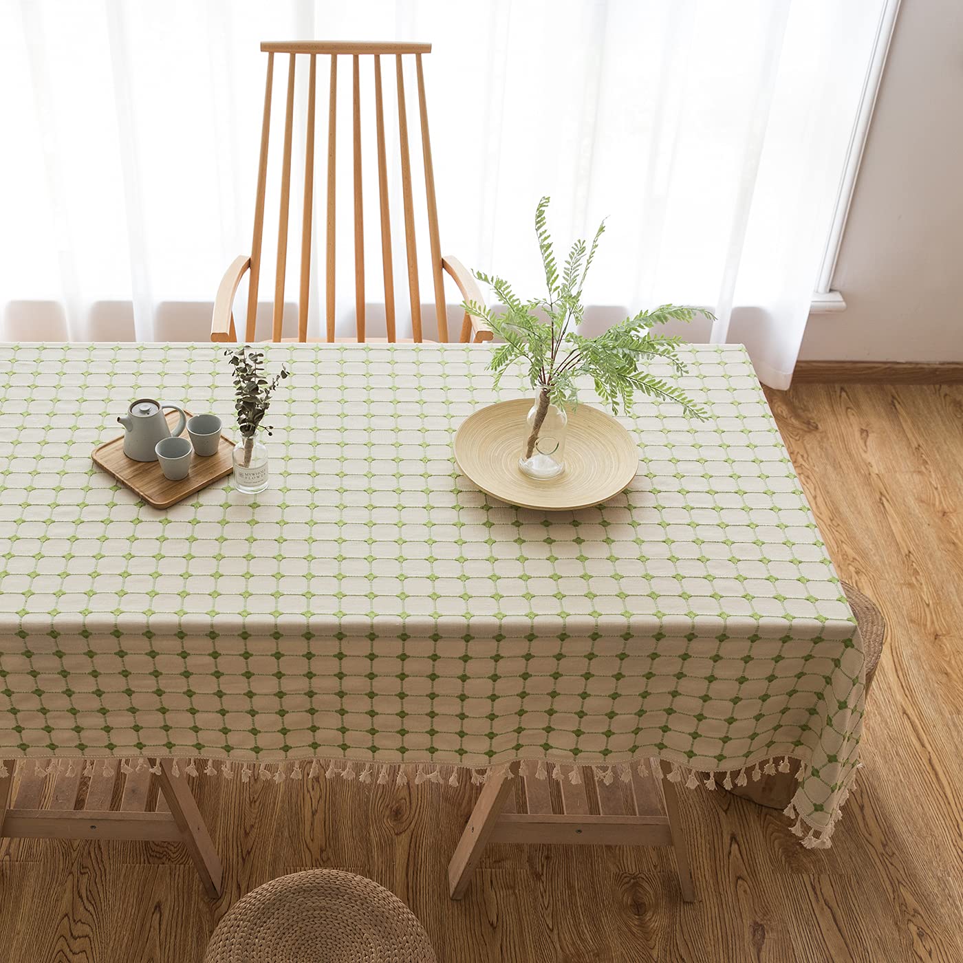 Amazon｜KYRZD テーブルクロス 100x210cm 長方形のテーブルクロス