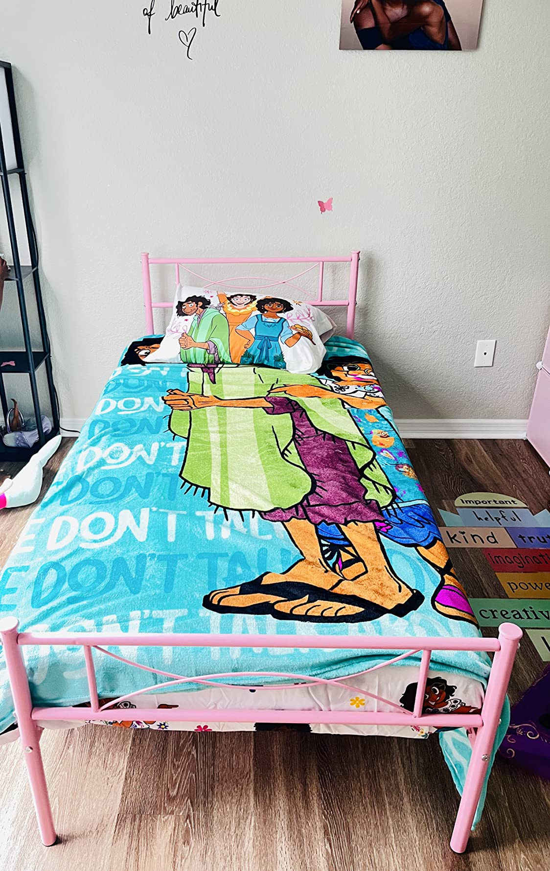 18/mo Finance GIME Full Size Bed Frame with Storage, Black Bed