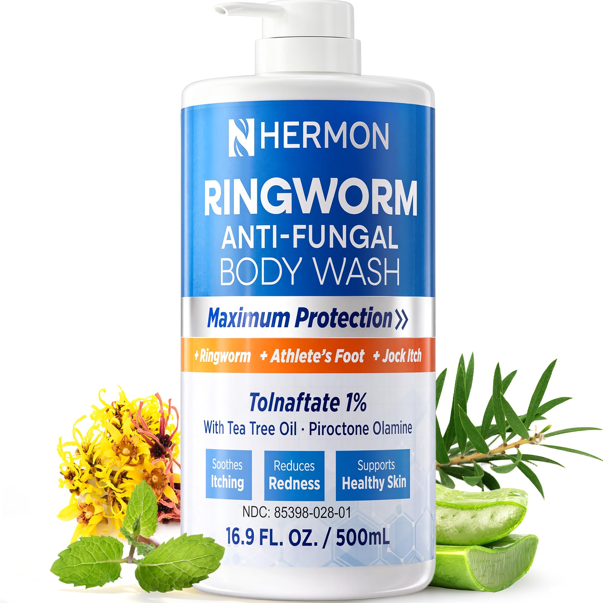 Hermon Antifungal Cleansing Soap for Ringworm Care – Daily Body Wash for Athlete’s Foot & Jock Itch Support – Tea Tree Oil & Sulfur Formula – Gentle Skin Barrier Care – 2 Pack — Amazon image 12