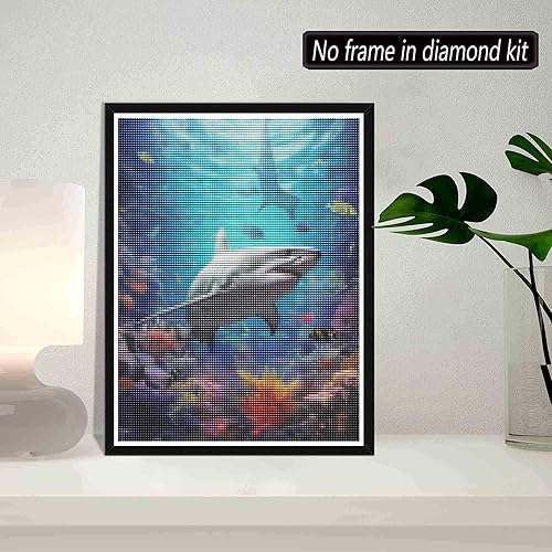 Miniatura 10 de SKRYUIE Kit de pintura de diamantes de paisaje 5D, hoguera de bosque de diamantes para bricolaje, taladro redondo completo, punto de cruz de bordado