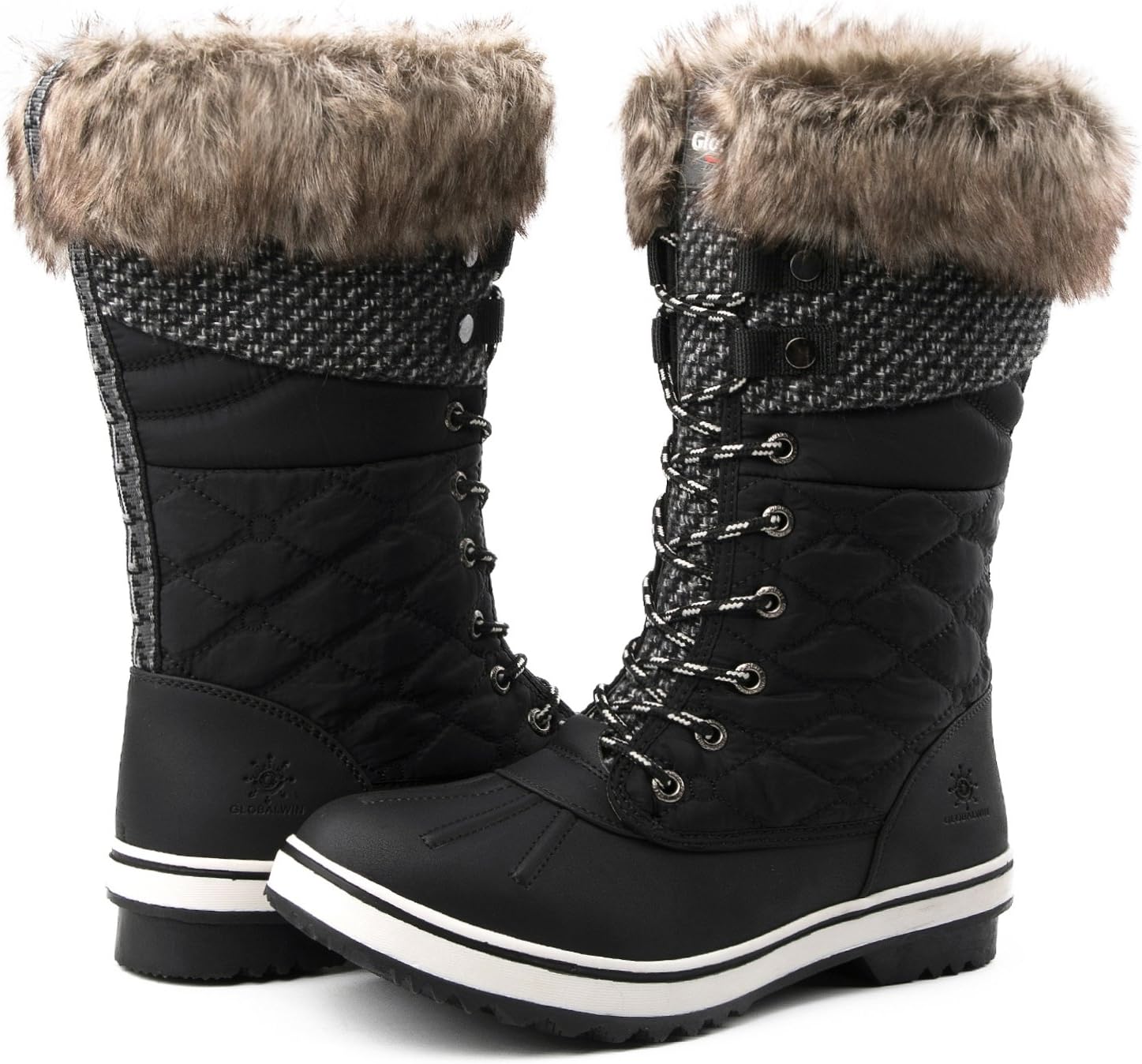 GLOBALWIN Women's 1730 Winter Snow Boots