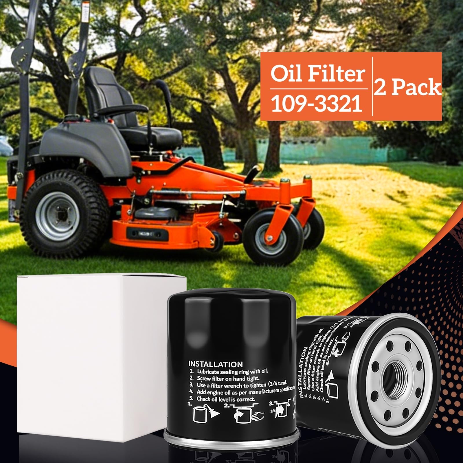 Amazon.com : Arpisziv 539113466 Oil Filter Fit For Husqvarn Mower