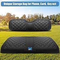Vista 5 de EZGO Funda de Asiento, Funda de Asiento Delantero para Carrito de Golf Compatible con EZGO TXT 1994-2013 y EZGO RXV OEM Cojín de Asiento Ordinario